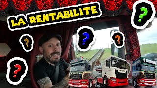 TRUCK VLOG22 1 CHAUFFEUR 3 CAMIONS 4 REMORQUES LA RENTABILITE [upl. by Phillip]