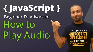 javascript bangla tutorial 44  how to play audio in javascript [upl. by Knight557]