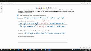 Example Biconditional Statements [upl. by Adlesirhc]