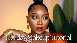 Holiday Makeup Glam Tutorial  Tamara Renaye [upl. by Wampler795]