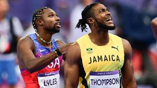 Explained The Truth Behind Noah Lyles Olympic Gold Despite Kishane Thompsons Finish Line Victory [upl. by Had]