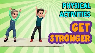 20 Min Physical Activities For Kids To Get Stronger [upl. by Anihsat]