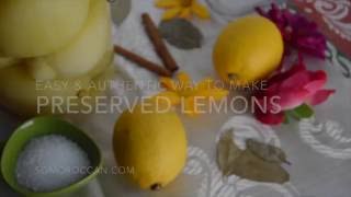 How to Make Preserved Lemons The Easy and Authentic Way [upl. by Sato125]