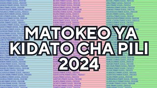 TAZAMA HAPA MATOKEO YA KIDATO CHA PILI 2024NECTA FTNA RESULTS 2024 [upl. by Rolecnahc879]