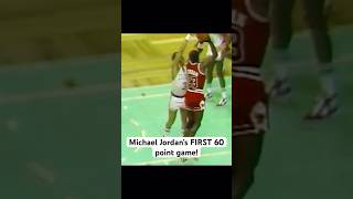 Michael Jordan’s FIRST 60 Point game 🔥🔥 nba basketball shorts [upl. by Sakhuja]