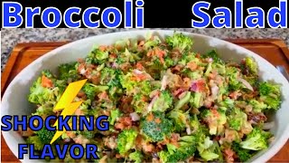 Easy Broccoli Salad Recipe [upl. by Tremain]