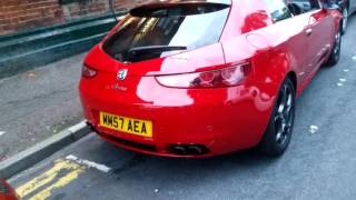 Alfa Romeo Brera 22 JTS with Wizard Exhausts straightthrough rear sections [upl. by Llener]