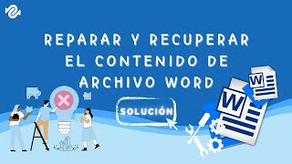 WORD detectó un error al intentar ABRIR el archivo  🛠COMO REPARAR ARCHIVOS WORD DAÑADOS 2024 [upl. by Ahsinid]