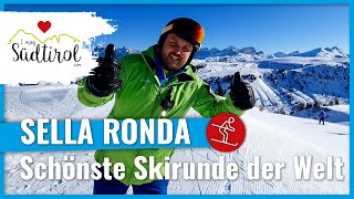 Sella Ronda ❤️ Die schönste Skirunde der Welt ❄️ Dolomiti Superski ➡️ Skiurlaub in Südtirol [upl. by Arrek6]