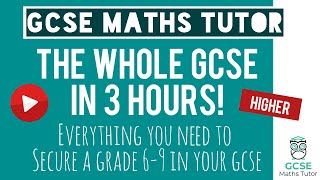 Everything for a Grade 69 in your GCSE Maths Exam Higher Maths Exam Revision  Edexcel AQA amp OCR [upl. by Marinna]