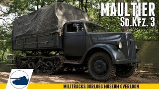 SdKfz 3 Maultier Militracks 2018  oorlogsmuseum overloon [upl. by Gairc]