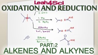 Alkenes amp Alkynes Oxidation Reduction and Oxidative Cleavage [upl. by Notyad]