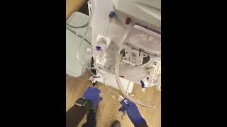 B Braun Dialysis Machine Set Up Incenter Hemodialysis [upl. by Euqinahs]