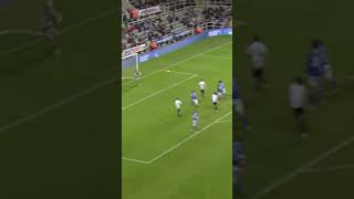 LEIGHTON BAINES SCORES INCREDIBLE FREEKICK AT NEWCASTLE [upl. by Notsirb]