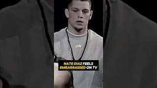 Nate Diaz Feels Embarrassed on TV shorts [upl. by Lamori920]