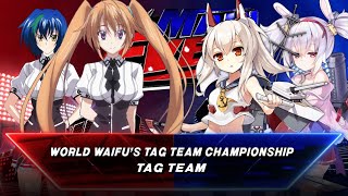 WWE 2K23 World Waifu Division 1132024  Irina amp Xenovia vs Ayanami amp Laffeyc [upl. by Joly]