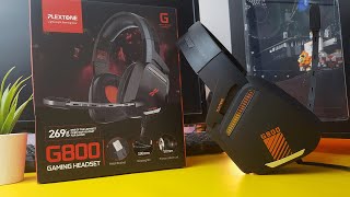 Gaming Headset Terbaru dari PLEXTONE  Unboxing dan Review PLEXTONE G800 [upl. by Ddene]