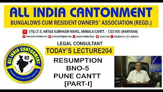 204RESUMPTION BNO5 PUNE CANTT [upl. by Lohrman]