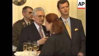 USA CROATIAN PRESIDENT FRANJO TUDJMAN LEAVES HOSPITAL [upl. by Cirda]