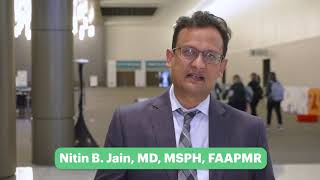 AAPMR23 Awards Speech  Nitin B Jain MD MSPH FAAPMR [upl. by Aiuqet392]