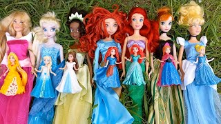 Disney Princess Doll Makeover  DIY Miniature Ideas for Barbie  Wig Dress Faceup and More DIY [upl. by Adnil688]