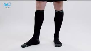 Compression Socks for Swollen Legs amp DVT  Athletic Compression Socks [upl. by Nairim630]