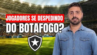 JOGADORES SE DESPEDEM DO BOTAFOGO [upl. by Theodor]