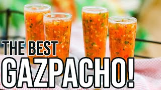 GAZPACHO Easy No Cook Recipe [upl. by Refeinnej]