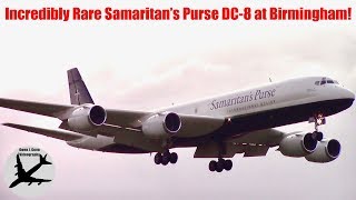 RARE N782SP Samaritans Purse Douglas DC872CF Landing at Birmingham Airport  121119 [upl. by Sterner]