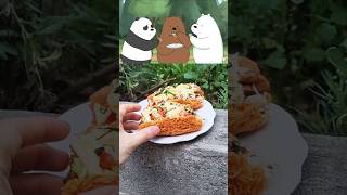 Taco ramen Escandalosos 🤩 escandalosos webarebears cartoonnetwork caricaturas shorts [upl. by Belda]