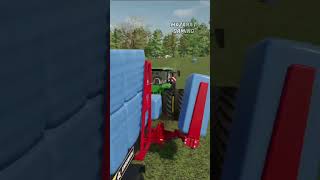 Self loading bale trailer  Farming Simulator 22 [upl. by Stochmal]