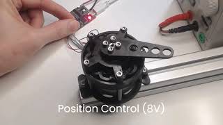 Cycloidal drive with a BG431BESC1 running homemade FOC with position and velocity control WiP [upl. by Berman]