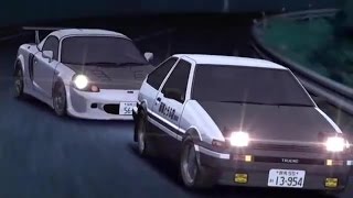 Dont Stop the Music Initial D HD Music Video AMV [upl. by Chard949]