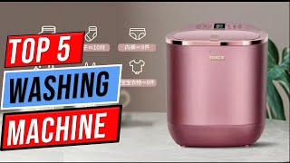 Best Portable Washing Machine On Aliexpress  Top 5 Washing Machine Reviews [upl. by Maxi]