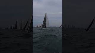 R8 black flag start Check out the start line sag 2024 J80 North American Championship blackflag [upl. by Gascony]