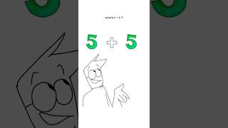 Basic Math 🤓 Animation Meme Orig ​⁠​⁠raxdflipnote shorts [upl. by Neelasor737]