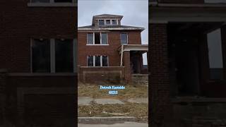 Extremely large once Gorgeous Abandoned Detroit Brick Homes Abandoned urbex restoration [upl. by Llehcal]