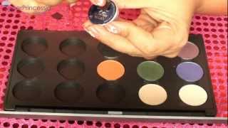 How To Depot MAC eyeshadows to MAC PRO PALETTE [upl. by Ayikan]