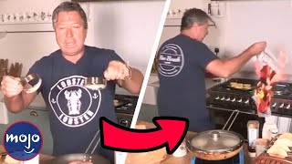 Top 10 Cooking Disasters on Live TV [upl. by Artenra373]