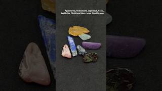 aguamarina rodocrosita lapislazuli copal lepidolite obsidiana Nieve jaspe Blood Dragon [upl. by Notfa]