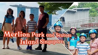 Merlion Park  Sentosa Island Singapore  Day 1 Itinerary [upl. by Bolan926]