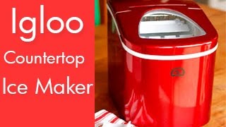 Igloo Countertop Ice Maker  Igloo Countertop Ice Maker ReviewUnboxing [upl. by Ahsiener]