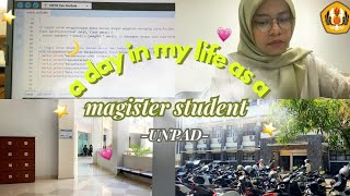 A Day In My Life as Magister Student In Unpad  Keliling Unpad✨ Kelas Pertama di S2🤩 Praktikum💻👩‍💻 [upl. by Naujed]