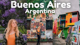 Buenos Aires 🇦🇷 things to do amp places to eat  Argentina travel vlog [upl. by Derk580]