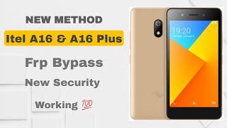 Itel A16 and A16 PlusA510W Frp Bypass 2024 New Security [upl. by Quackenbush245]