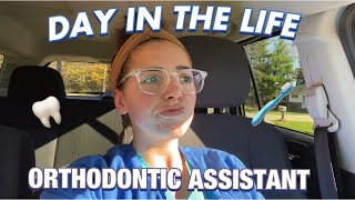 A DAY IN THE LIFE OF A ORTHODONTIC DENTAL ASSISTANT [upl. by Etak]