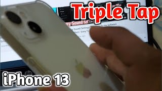 iPhone 13 Double Tap and Triple Tap iphone featured shorts [upl. by Naerb839]