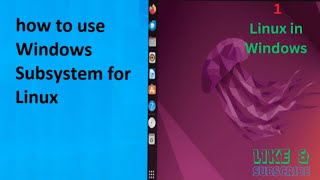 1 How to use Windows subsystem for Linux [upl. by Stella760]