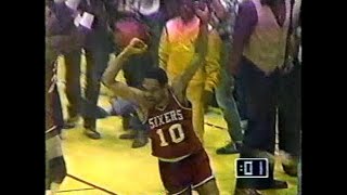 Philadelphia 76ers 1983 NBA Finals Championship Celebration [upl. by Vachil134]