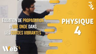 Physique des Ondes  Les Cordes Vibrantes vidéo 1   Équation de propagation [upl. by Eoz449]